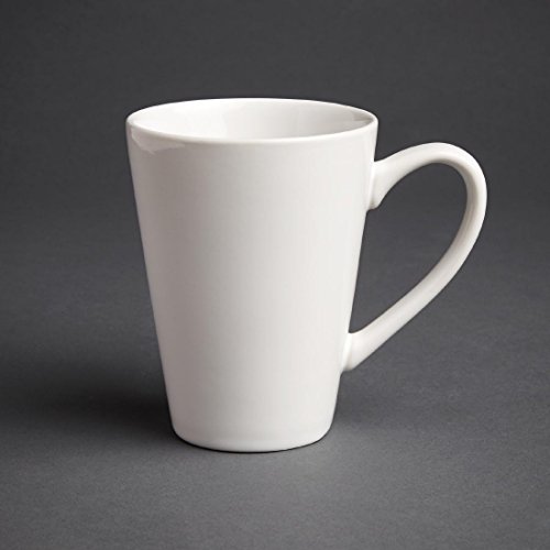 Olympia GL487 Café Latte Cup, 340 ml, 12 oz, Weiß (12 Stück) von Olympia