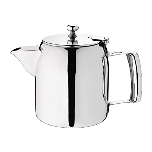 Olympia Cosmos Edelstahl-Teekanne 570 ml / 20 oz, hochglanzpolierter Edelstahl, tropffreier Ausguss, hitzebeständiger Griff, spülmaschinenfest, für den professionellen und privaten Gebrauch, J322 Olympia Cosmos Edelstahl-Teekanne 570 ml / 20 oz, hochglanzpolierter Edelstahl, tropffreier Ausguss, hitzebeständiger Griff, spülmaschinenfest, für den professionellen und privaten Gebrauch, J322 von Olympia