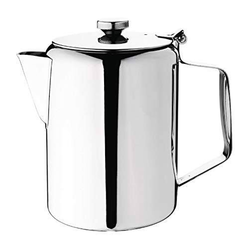 Olympia Concorde Kaffeekanne aus Edelstahl, italienische Espressokanne, 2 l von Olympia