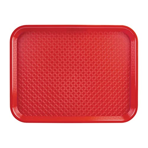 Olympia Kristallon Foodservice Tablett Rot - 305x415mm von Olympia