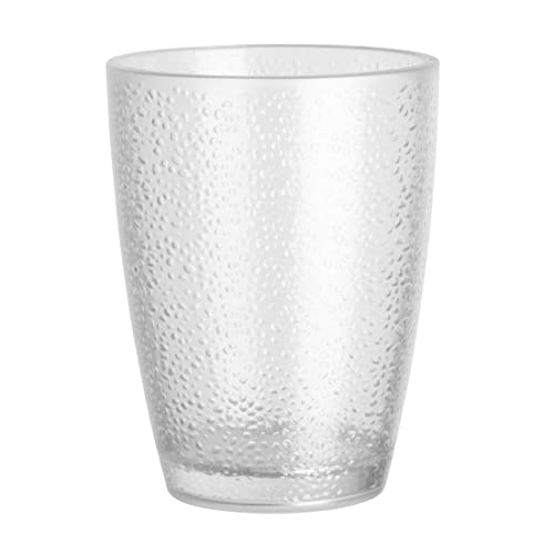 Olympia Kristallon Polycarbonate Pebbled Tumbler - 275ml 9.75oz Clear (Box 6) von Olympia