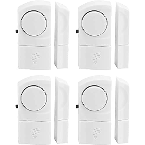 Olympia TF 400 Öffnungsmelder (für Türen und Fenster, 90 dB Sirene, Kabellos, Batteriebetriebener Türkontakt und Fensterkontakt mit Alarm-Funktion) von Olympia