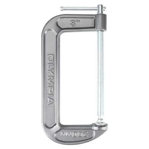 Olympia Tools C-Klemme (20,3 x 10,2 cm) 38-148, schwarz von Olympia Tools