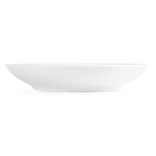 Olympia Whiteware Coupe Schalen Set 260 mm/10.25 inch (6er Pack), Weißes Porzellan, Pastaschalen Set - Ofen-, Mikrowellen-, Spülmaschinen- und Gefrierschrankfest - BS4034 Zertifiziert, CM187 von Olympia