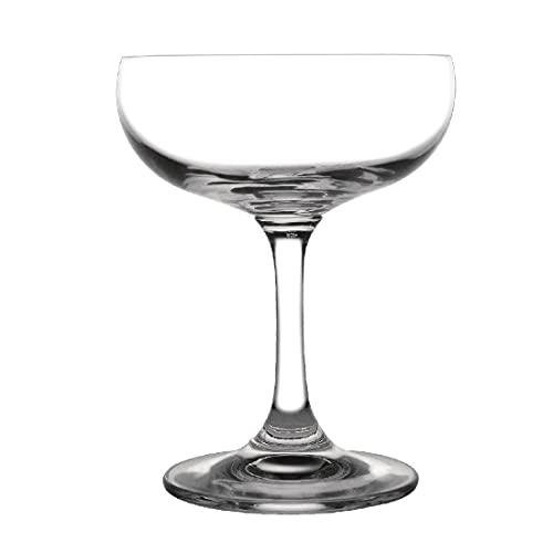 Olympia Bar Collection Champagneruntertassen, 200 ml, 125 x 95 mm, Kristall, für Tee und Kaffee, 6 Stück von Olympia