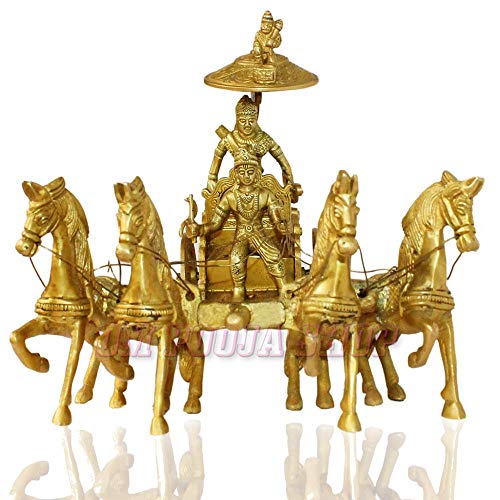 Om Pooja Shop Krishna Arjun in Kurukshetra Hindu-Göttin von Om Pooja Shop