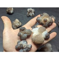 Schwarz-Weißer Chalcedon || Roh Yin Yang Körper Balancing Crystal Marmor Wähle Deine Größe von OmEarthCrystals