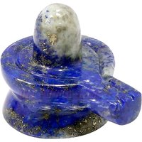 Shivling in Lapiz Lazuli Edelstein 70 Gramm Zur Anbetung Von Lord Shiva 100% Naturstein Om Pooja Shop von OmPoojaShop