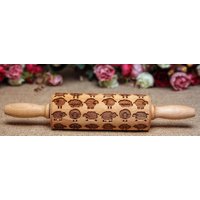 Schafe Geprägt Nudelholz Springerle Plätzchenform Schaf Stempel Ausstechform Ton Strukturierte Teigrolle Muttertagsgeschenk von OmaMarta