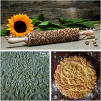 strukturierte Keksausrollmaschine Geprägter Teigroller Springerle Kekse Dekoration Keks Geburtstagsgeschenk Für Mama Muttertagsgeschenk Clay strukturierte Keksausrollmaschine Geprägter Teigroller Springerle Kekse Dekoration Keks Geburtstagsgeschenk Für Mama Muttertagsgeschenk Clay von OmaMarta