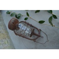 Antike Petrol-Öllampe - Rustikale Öllampe Petroleumlaterne Sturmlaterne Alte Laterne Hochzeitsdeko von OmaOmaOpaOpa