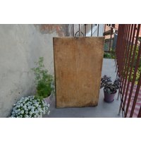 Antikes Rustikales Schneidebrett Mit - Brotbrett Vintage Aus Holz Rustikales Küchendekor von OmaOmaOpaOpa