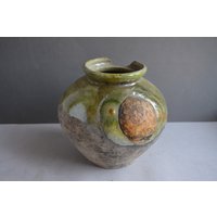 Sehr Altes Antikes Tongefäß - Rustikale Schüssel Antiker Tonkrug Keramikkrug Landhausdekor Haushaltswaren von OmaOmaOpaOpa