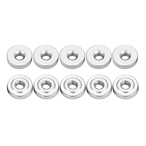 10/5/2/1 x Rändelmutter M3 M4 M5 M6 M8 M10 Nurled Thumb Nuts aus Kohlenstoffstahl(M3（10pcs）) von Omabeta
