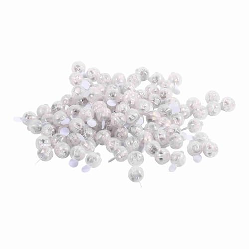 Omabeta 100pcs Balllichter LED LEGELTECREGIERUNG RGB Farbwechseln für Weihnachten Hochzeitsfeier Geburtstags -Festival - mit Niedlicher Ballonform Einfach zu Bedienen (Gelb) von Omabeta