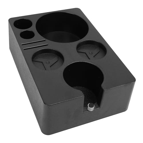 Omabeta 58 Mm Kaffeausrübterstation, Kaffeemanipshalter-Ständer mit Integrierter Aufbewahrung für Pulververteiler von Omabeta
