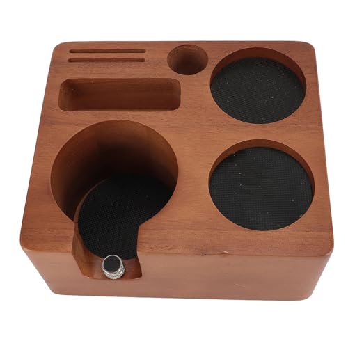 Omabeta 58 Mm Kaffeestampferstation, Verstellbarer Kaffee -Tampenständer mit Walnussholz für Maschinenzubehör Omabeta 58 Mm Kaffeestampferstation, Verstellbarer Kaffee -Tampenständer mit Walnussholz für Maschinenzubehör von Omabeta