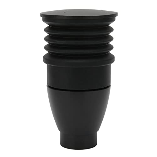 Omabeta 60 G Kaffeemühle aus Aluminiumlegierung, Bohnenbehälter-Gebläsewerkzeug für Eureka Mignon Manuale Silenzio Specialita mit Silikonpad, Genaue Pulverkontrolle (Schwarz) von Omabeta