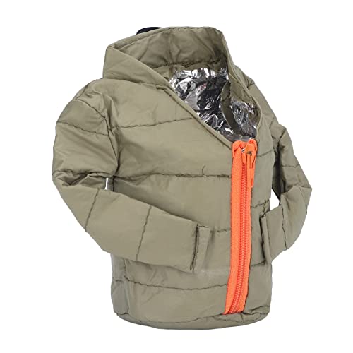 Omabeta Drink Cover Jacket, Cool Beverage Cover Cold Insulation Fashion Double Layer Innovativ für Bier(Grün (Lange Ärmel)) von Omabeta