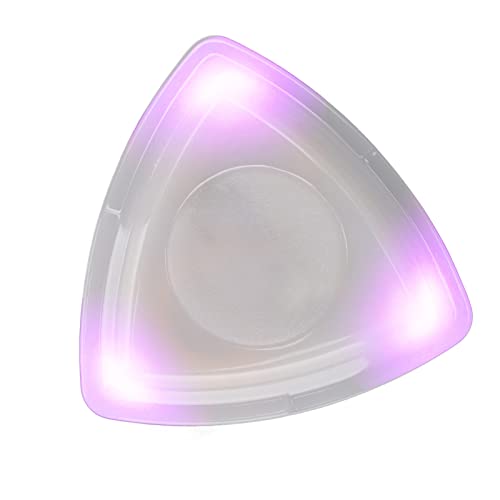Omabeta Plektrum-Ersatz, hochempfindliches, langlebiges LED-leuchtendes Gitarrenplektrum, kompakte Größe, einfach zu verwenden für Saiteninstrumente(Violett) von Omabeta