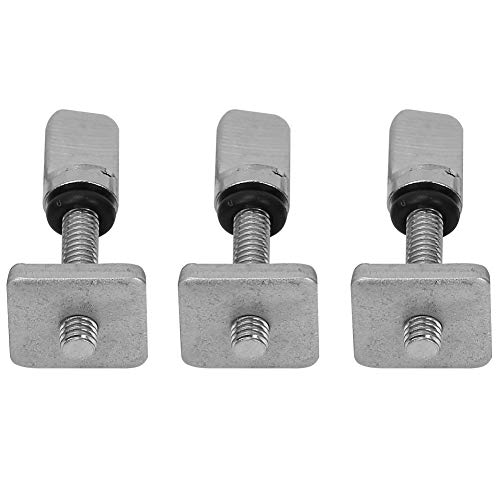 Omabeta Surfboard -Schwanzflossenschrauben Langbrettschrauben Surfboard Edelstahl M4 M5 für Plastik -Einzelfaser -Einzelflosse mit Platte (M4*19mm) von Omabeta