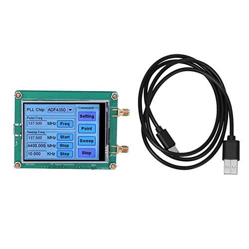 Omabeta Touchscreen -Signalgenerator RF -Signalgenerator mit Bildschirm Full Touch RF Quelle ADF4351/ADF4350 35 M 4,4g mit PC -Steuerungsdatenkabel (ADF4350) von Omabeta