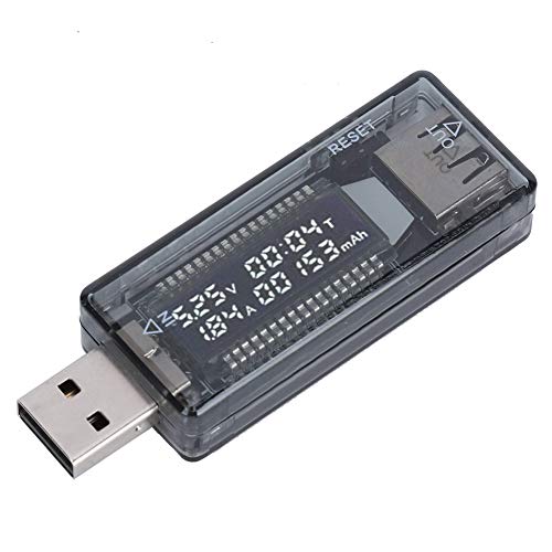 Omabeta USB -Leistungsmesser USB Tester Voltmeter Amperemeter mit Speicherfunktion für Ladegeräte -Strombanken Kabel 3,5 Bis 20 V 0 Bis 3,3A Kapazität Überwachung Schneller Ladung von Omabeta