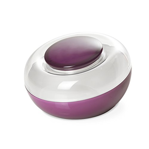 Omada Design verschließbare Keksdose aus unzerbrechlichen und zweifarbigen Kunststoff, Fassungsvermögen von 2,70 L, Kekshalter mit luftdichten Deckel, Made in Italy, Linea Movida, Pflaume Farbe Omada Design verschließbare Keksdose aus unzerbrechlichen und zweifarbigen Kunststoff, Fassungsvermögen von 2,70 L, Kekshalter mit luftdichten Deckel, Made in Italy, Linea Movida, Pflaume Farbe von omada