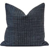 Handgewebter Kissenbezug Aus Indigo-Baumwolle Rustikales Dekokissen | 50cm X 50cm von OmahBali