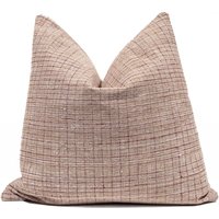 Handgewebter Karierter Kissenbezug Erdiges Neutrales Rustikales Kissen | 50 X 50 cm Handgewebter Karierter Kissenbezug Erdiges Neutrales Rustikales Kissen | 50 X 50 cm von OmahBali