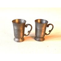 2 Vintage Wmf Zinnbecher Mit Engelstempel = Reinzinn von OmasVintageDE