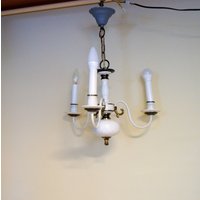 3 Flamige Deckenlampe von OmasVintageDE