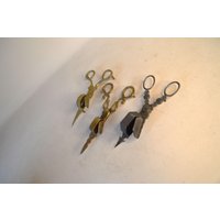 Alte Kerzenscheren in Messing, Dochtschere von OmasVintageDE