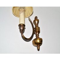 Alte Wandlampe in Messing, Vintage Wandlampe Alte Wandlampe in Messing, Vintage Wandlampe von OmasVintageDE