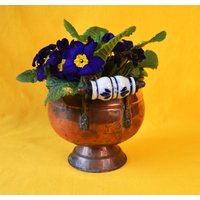 Alter Kupfertopf Mit Wunderbarer Patina von OmasVintageDE