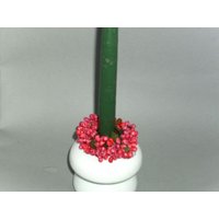 Alter Porzellan Isolator, Kerzenhalter, Kerzenständer von OmasVintageDE