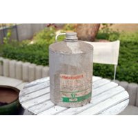 Alter Zinkbehälter, Gartendekoration, Vintage Behälter von OmasVintageDE