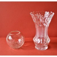 Antike Bleikristallvasen von OmasVintageDE