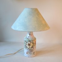 Handbemalte Alte Porzellanlampe Mit Blumen von OmasVintageDE