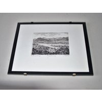 Original Zeichnung Vom Siebengebirge von OmasVintageDE