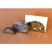 Vintage Briefständer Oder Serviettenhalter Aus Dänemark Bürobedarf von OmasVintageDE