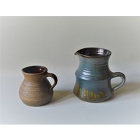 Vintage Keramik-Krüge Aus Den 70Er Jahren von OmasVintageDE