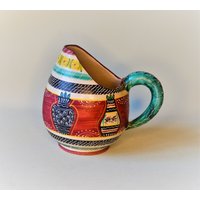 Vintage Majolika-Vase Assisi von OmasVintageDE