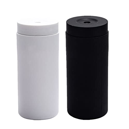 2 Stück Spülmittelspender Schwarz Weißer Silikon Spüli Spender für Küche Spülmittel Geschirrspülmittel,Waschmittel,Shampoo,Conditioner,Einfach zu füllen,240ml von OmeHoin