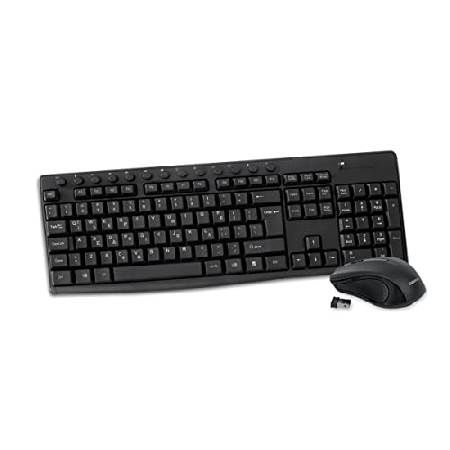 OMEGA Keyboard Greek Layout + Mouse OMEGA Wireless Combo OKM071B [44444] von Omega