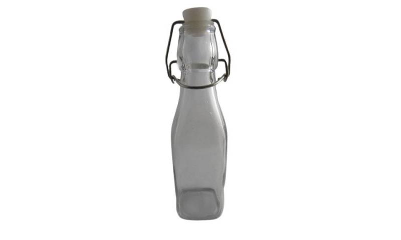Omega Einmachglas Omega Drahtbügelflasche 250 ml 5,5x5,5x20 cm, Metall von Omega