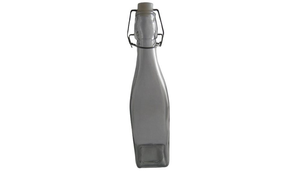 Omega Einmachglas Omega Drahtbügelflasche 500 ml 6,5x6,5x27,5 cm, Metall Omega Einmachglas Omega Drahtbügelflasche 500 ml 6,5x6,5x27,5 cm, Metall von Omega