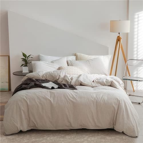 Omela Bettwäsche 135x200 Beige Creme 2 Teilig Microfaser Unifarben Bettbezug Weich und Bequem Bettwäsche Set Reißverschluss - 135 x 200 + 80 x 80 cm Omela Bettwäsche 135x200 Beige Creme 2 Teilig Microfaser Unifarben Bettbezug Weich und Bequem Bettwäsche Set Reißverschluss - 135 x 200 + 80 x 80 cm von Omela