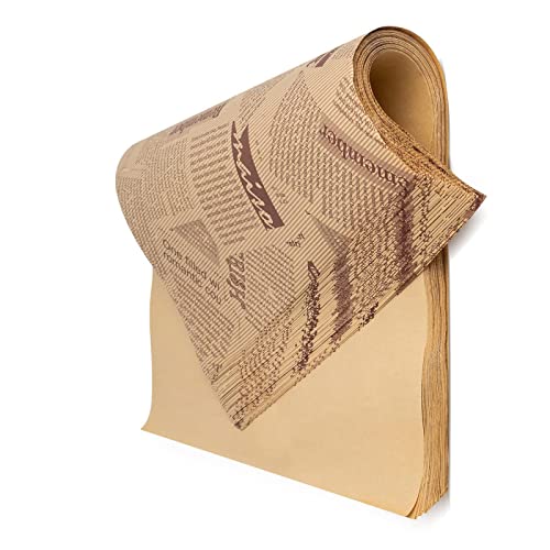 Deli Papierblätter 100 Blatt Sandwich Papier große Größe 28 * 38cm Einweg Wrap Papier für Sandwich Kuchen Pommes Frites Burger von Omenlucker