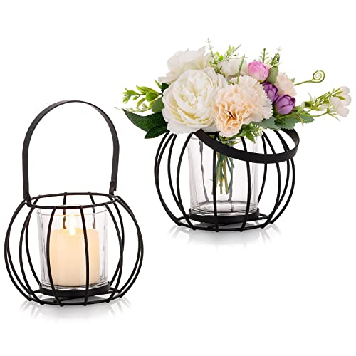 Teelichthalter KerzenstäNder Metall Schwarz Oval Kerzenhalter FüR Kerzen Stumpenkerze 2er Set Tischdeko Windlicht Glas Teelichthalter KerzenstäNder Metall Schwarz Oval Kerzenhalter FüR Kerzen Stumpenkerze 2er Set Tischdeko Windlicht Glas von Omenlucker